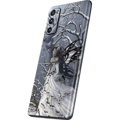 Fairy with Owl in Snow by Nene Thomas Galaxy S20 Fan Edition Skin